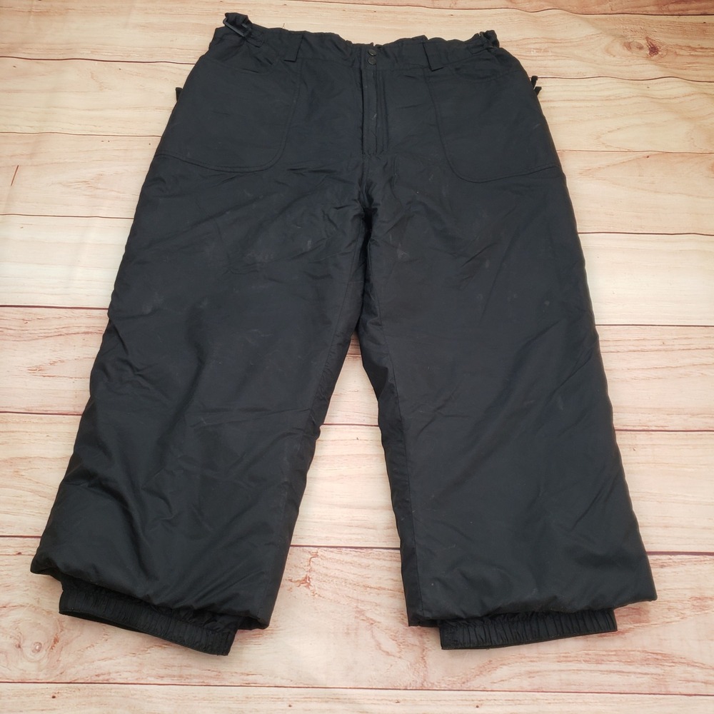 Rawik Skiwear Pants‎ Mens XL Black Insulated Snow Ski Snowboard 8020A RN94207
